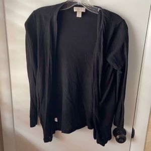 Black cardigan